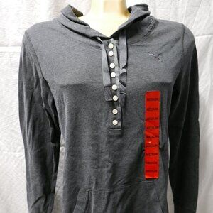 Puma Women's Half Button Pullover Hoodie